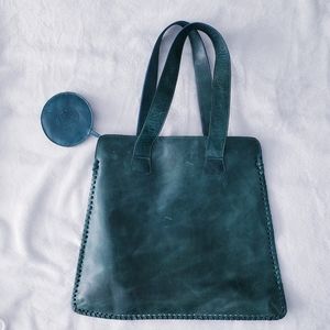 Authentic Leather Shoulder Bag from Colombia